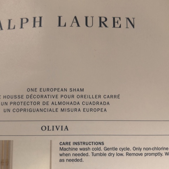Ralph Lauren Olivia European Sham - Picture 4 of 10
